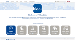 Desktop Screenshot of hbpa.eu
