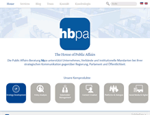 Tablet Screenshot of hbpa.eu